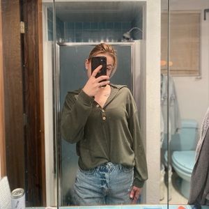 Womens button long sleeve